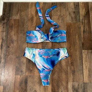 Shein bikini multi colored worn once.
